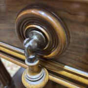 Napoleon III period console in walnut and veneer