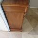 Curved showcase library carved wood 2 doors mahogany English style