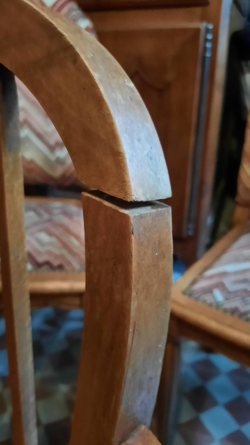 Art deco armchairs and chairs set