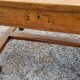 Table de ferme en chêne 6 pieds 2 tiroirs 200cm