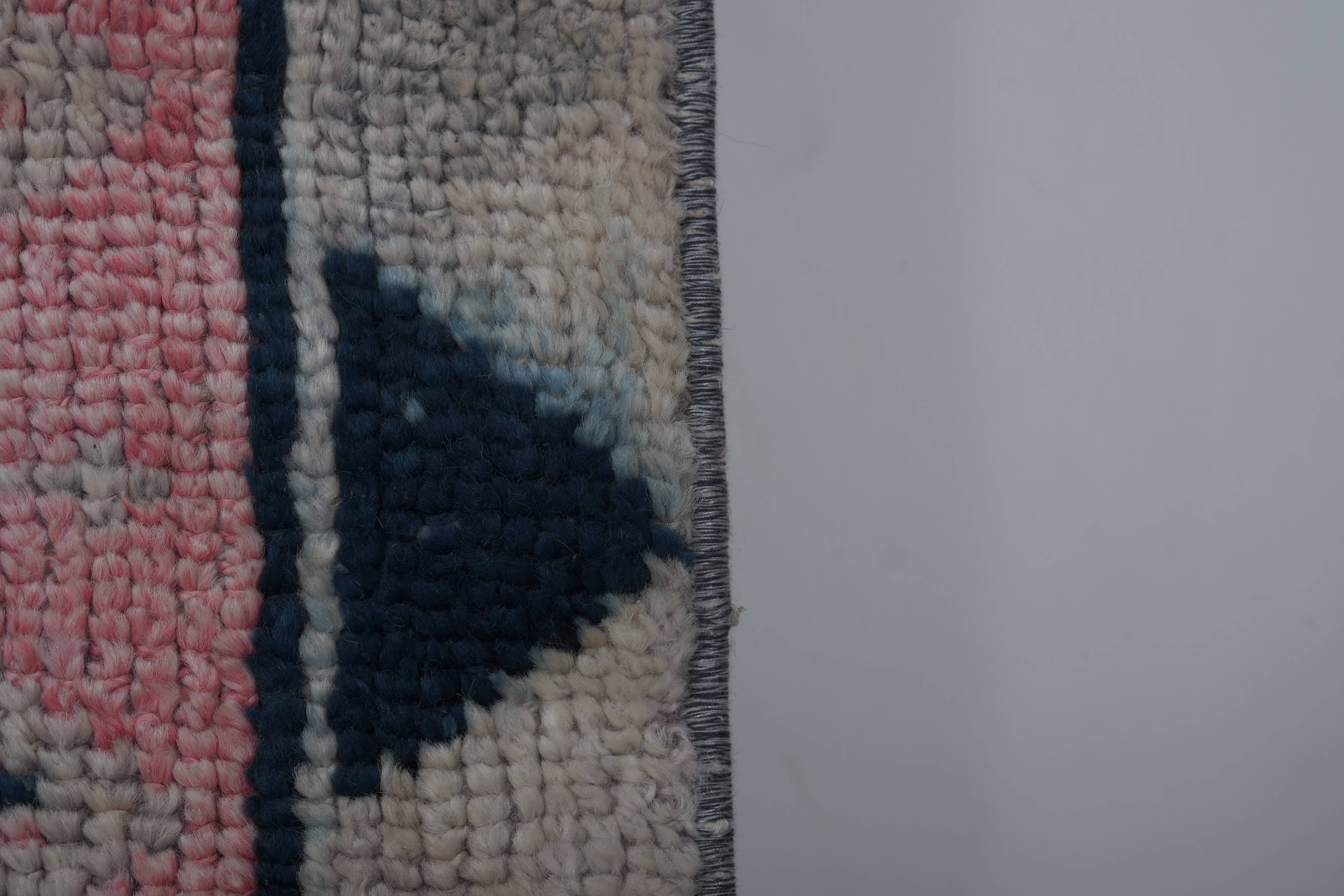 Vintage Turkish Oushak Rug Handwoven 95x300 cm