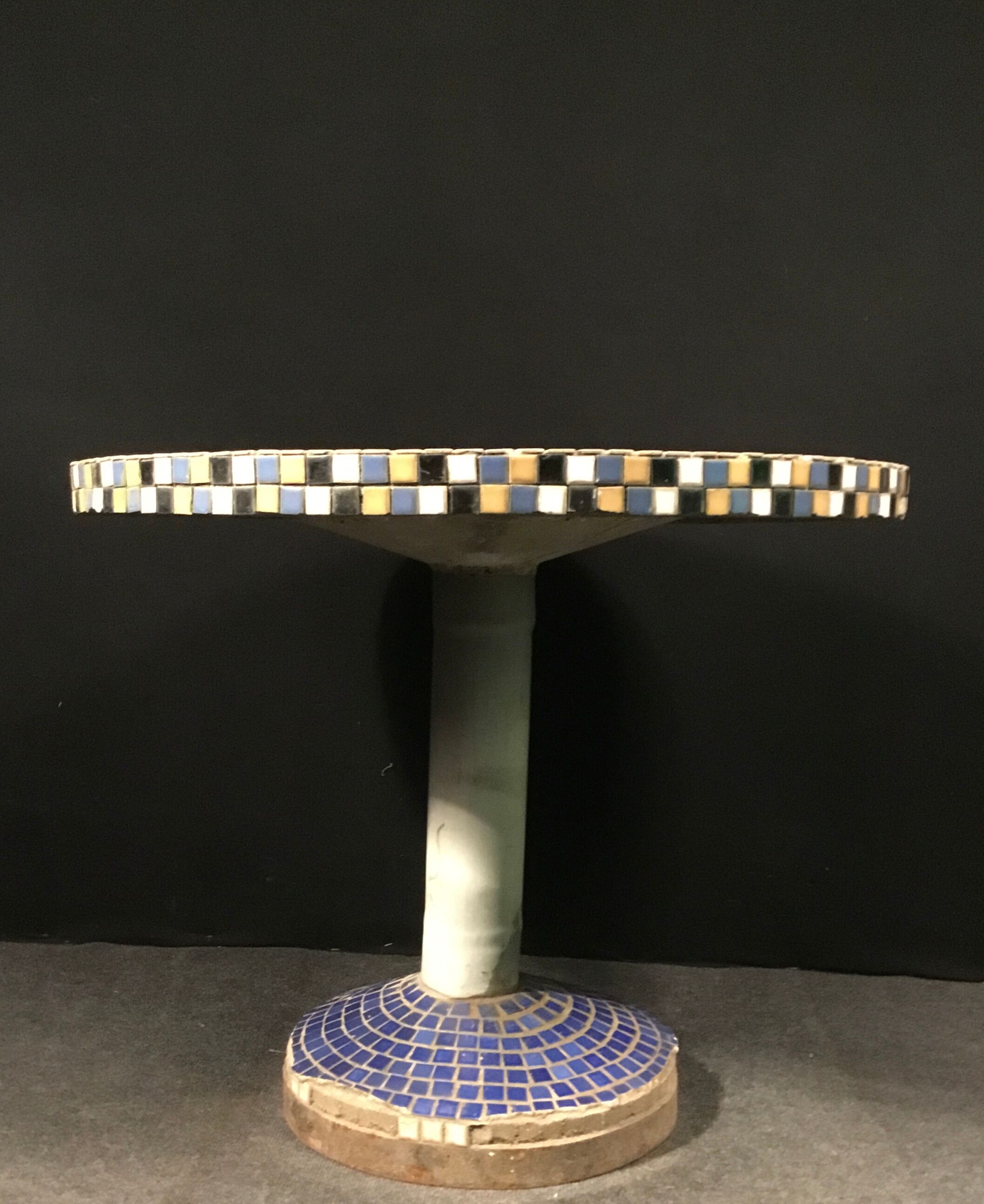 Ceramic garden table