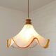 Hand Blown Murano Glass Pendant Light – Amber Rim, 1970s Italy Design