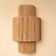 Vegetable fibre wall light - The Lalou