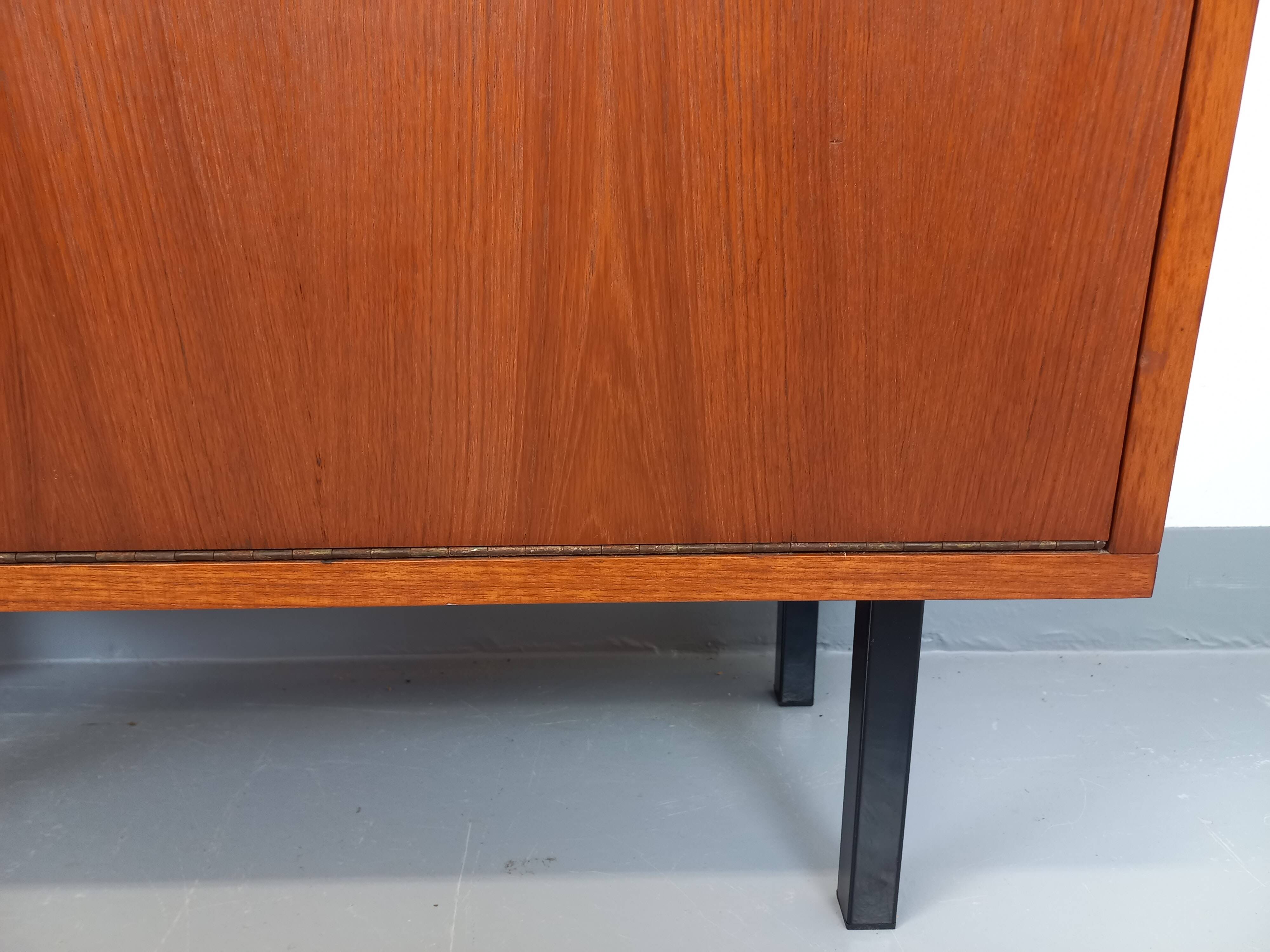 Vintage Scandinavian modernist style teak storage bookcase