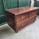 Mahogany and brass boat chest trunk the great pacific s fran