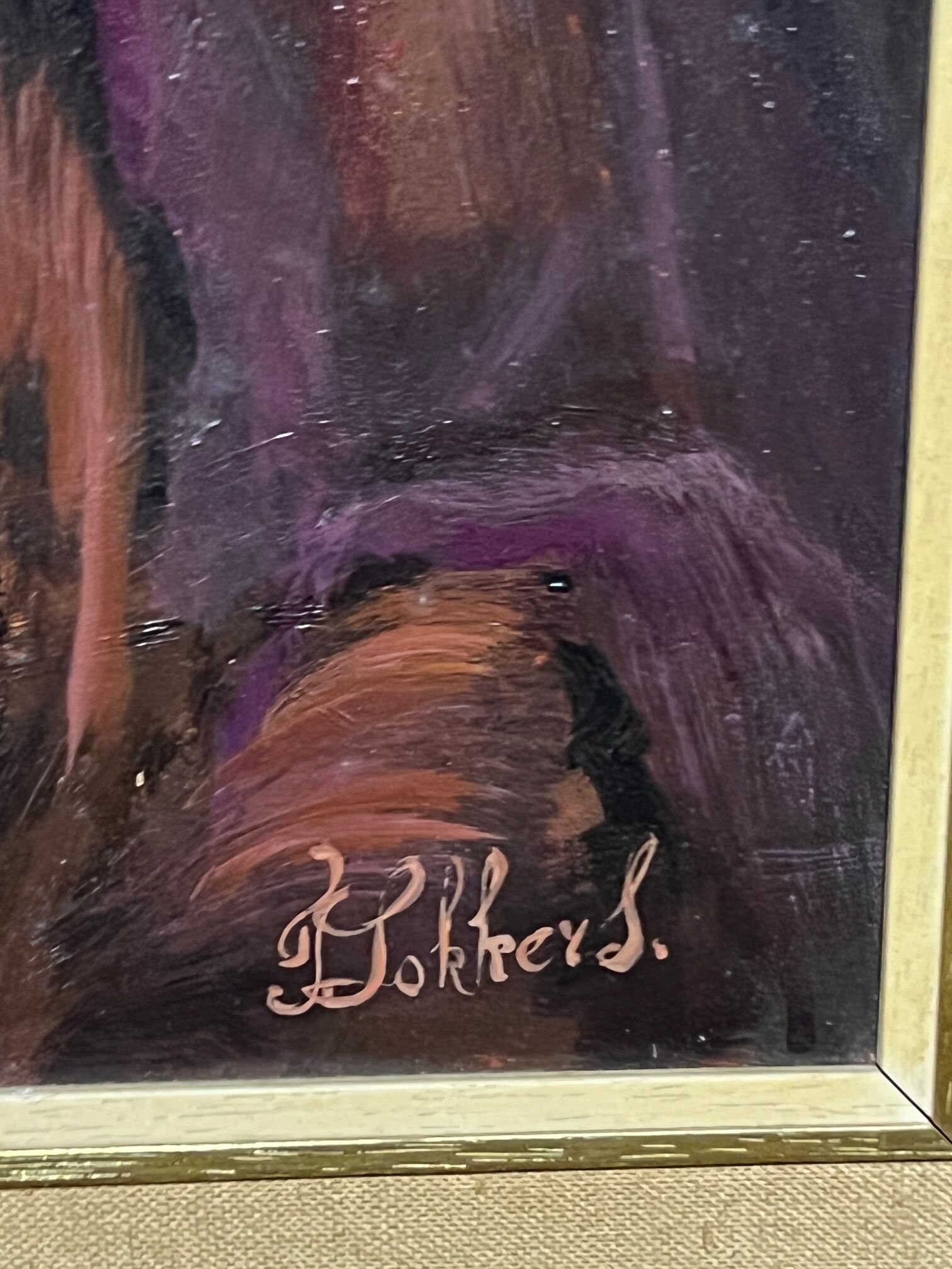 J. Lockers. Portrait of a Spanish knight. Oil on panel.