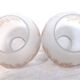 Pair of globes for light fixture