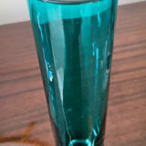 Trio of vintage glass paste vases