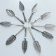 10 Vintage French Absinthe Spoons all Different