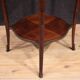 French Napoleon III style side table with marble top