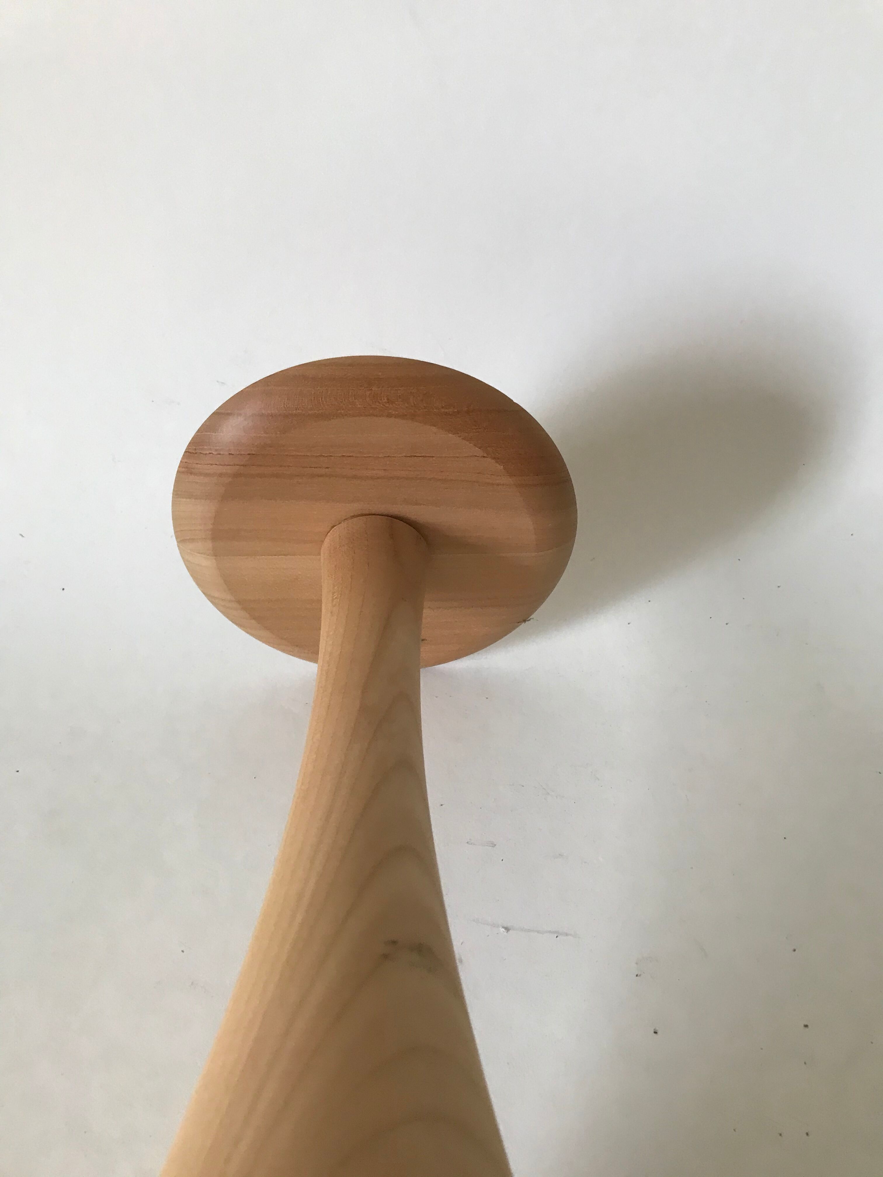 Large candlestick candlestick raw wood candlestick