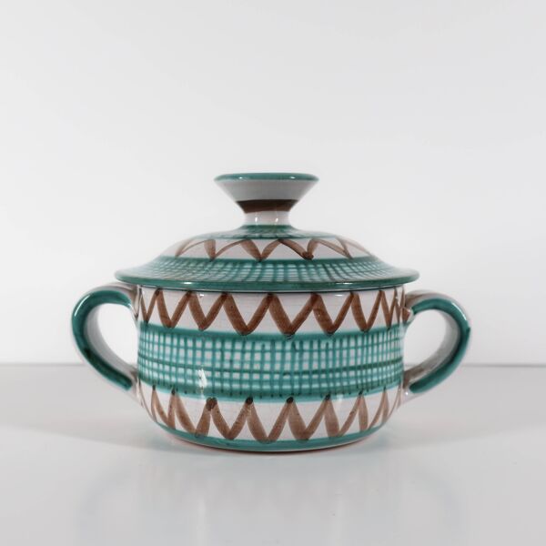 Pot en céramique signé RP Robert Picault, Vallauris années 50