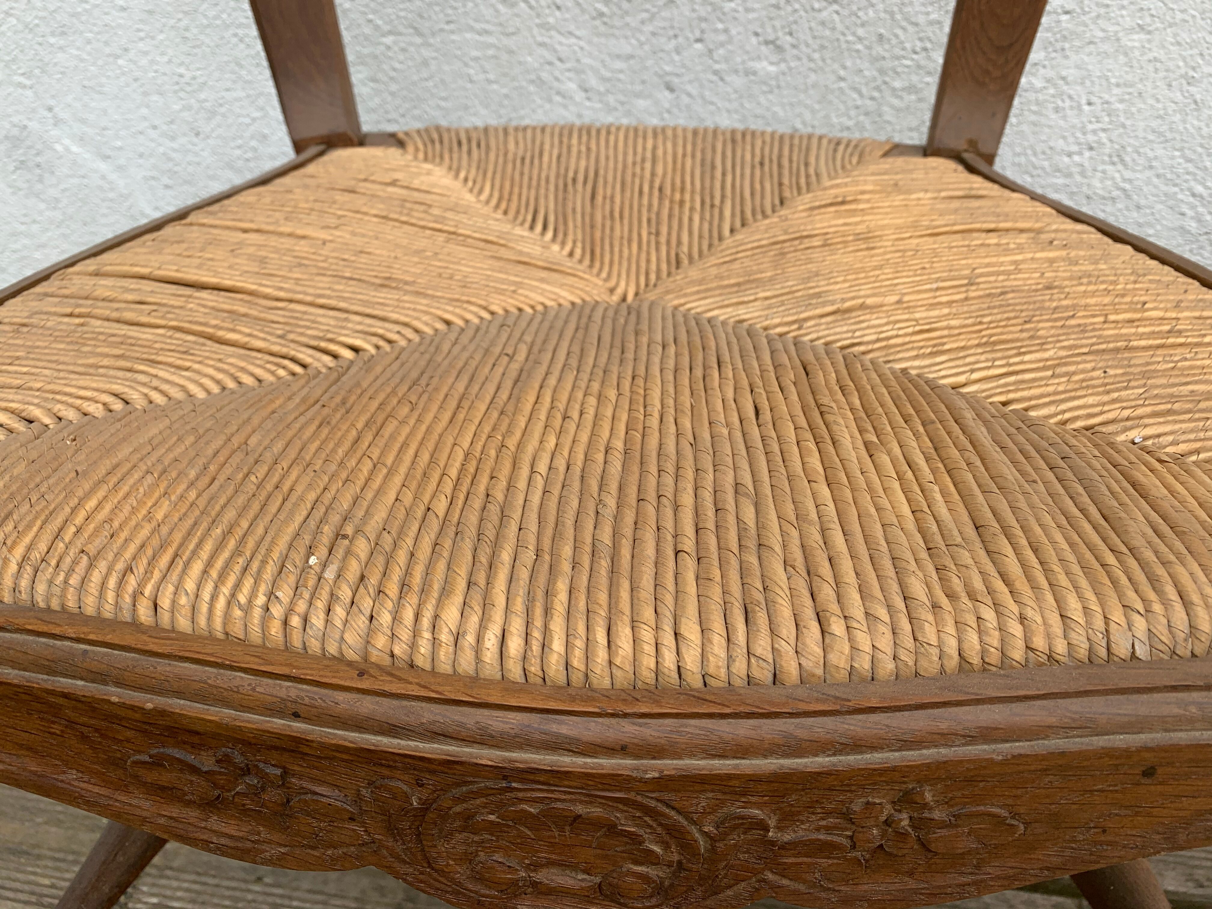 Pair Chair and Straw Chair