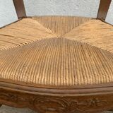 Pair Chair and Straw Chair