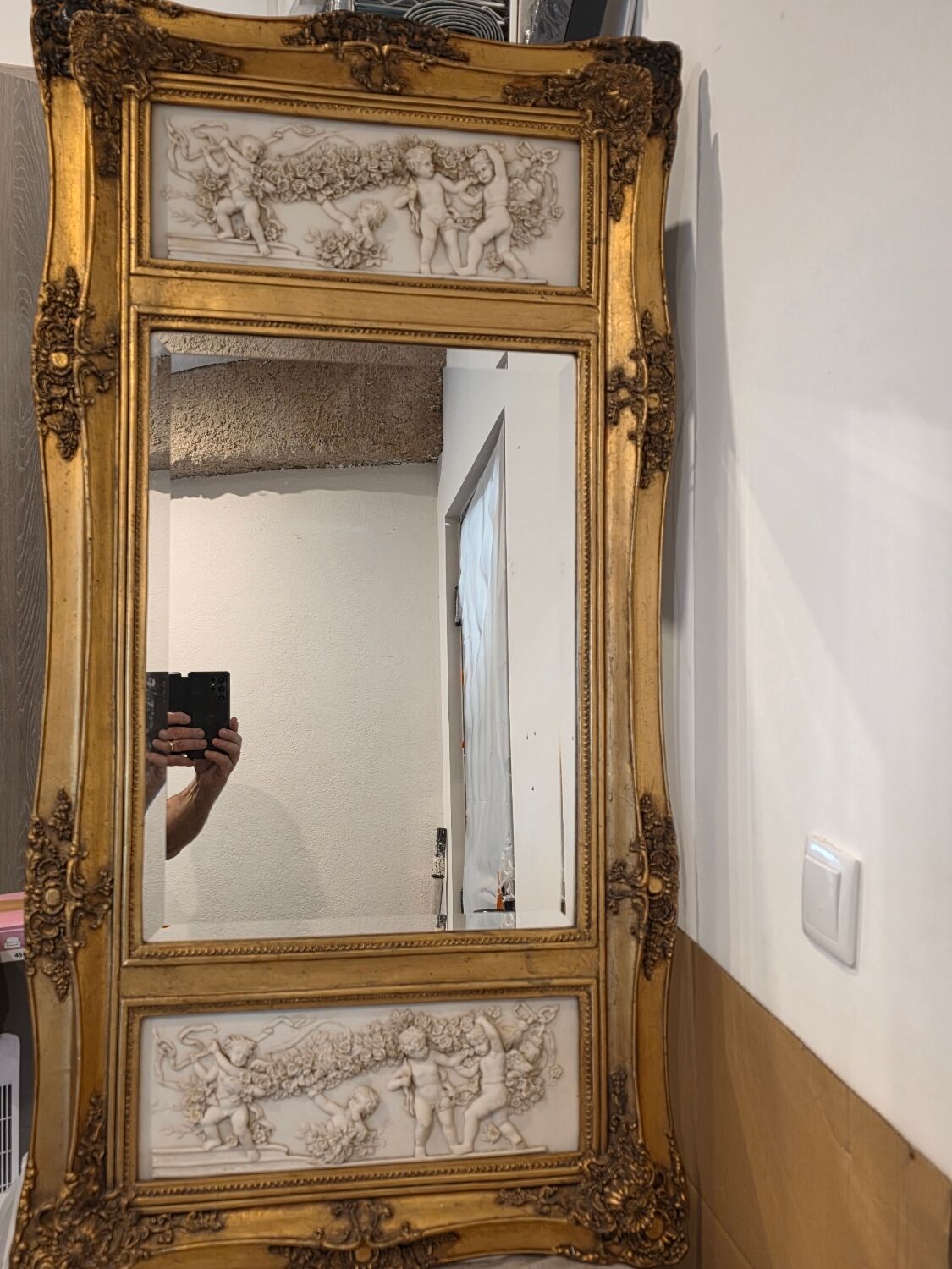 Large Trumeau Mirror