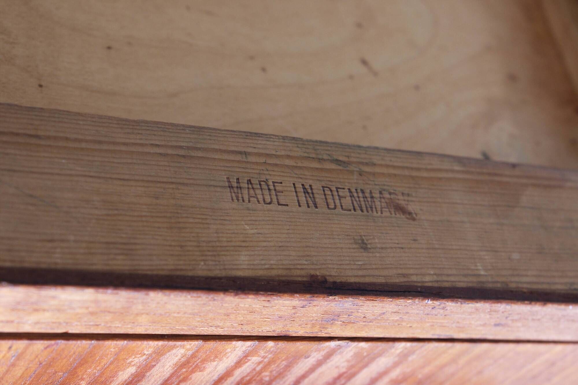 Danish teak desk by Imha Møbler Danish design