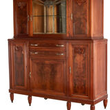 Art Deco period buffet in carved walnut