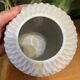 Thomas 1960s origami ball vase