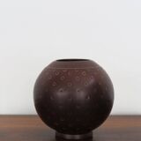 Scandinavian Ceramic Aluminia Marselis Series Vase by Nils Thorsson for Royal Copenaghen, Denmark, 1950s