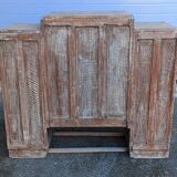 Meuble de rangement en bois ancien