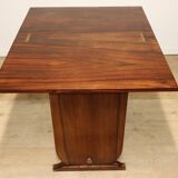 Art Deco “Portefeuille” style table in rosewood, 1950