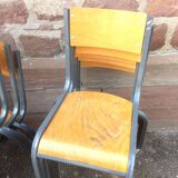 Lot of 15 vintage mullca 510 school chairs