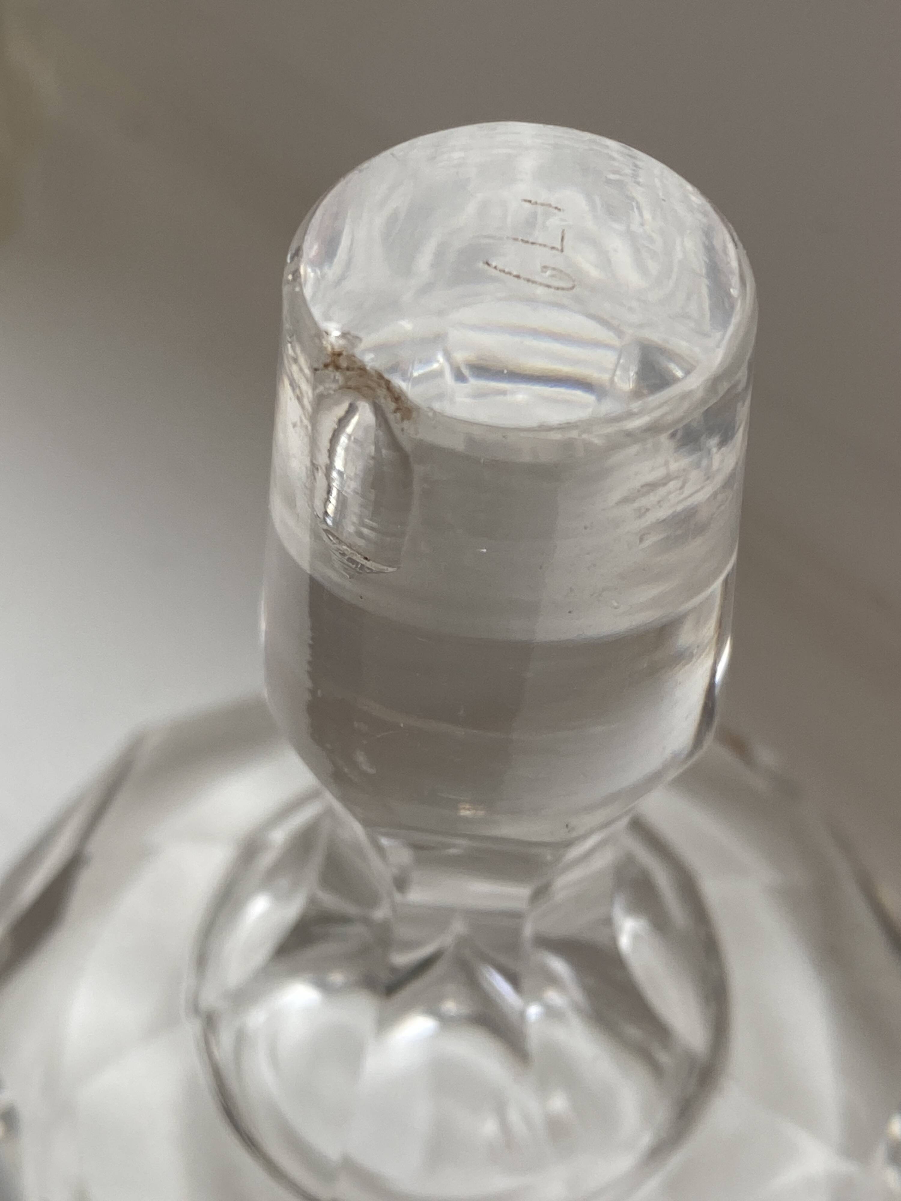 BACCARAT HARCOURT authentic 19th century crystal decanter