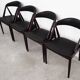 Set of four rosewood chairs, Danish design, 1970s, designer Kai Kristiansen
