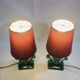 Pair of art deco lamps