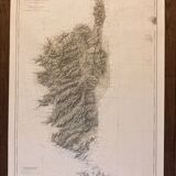 Nautical chart island of corsica corsica recorded germain- hatt bouillet 1884_1891 maritime chart ed 1952