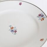 Round dish Saint Amand, 1940, French manufacture, vintage