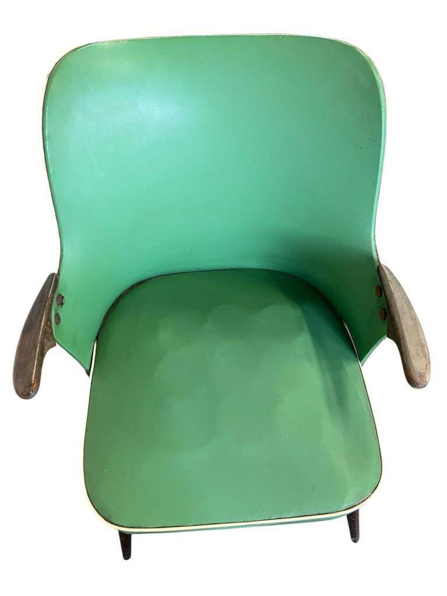 Vintage green rockabilly chair