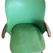 Vintage green rockabilly chair