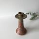 Stoneware vintage candlestick