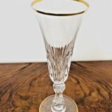 Set of 9 Saint-Louis crystal champagne flutes – Lozère model