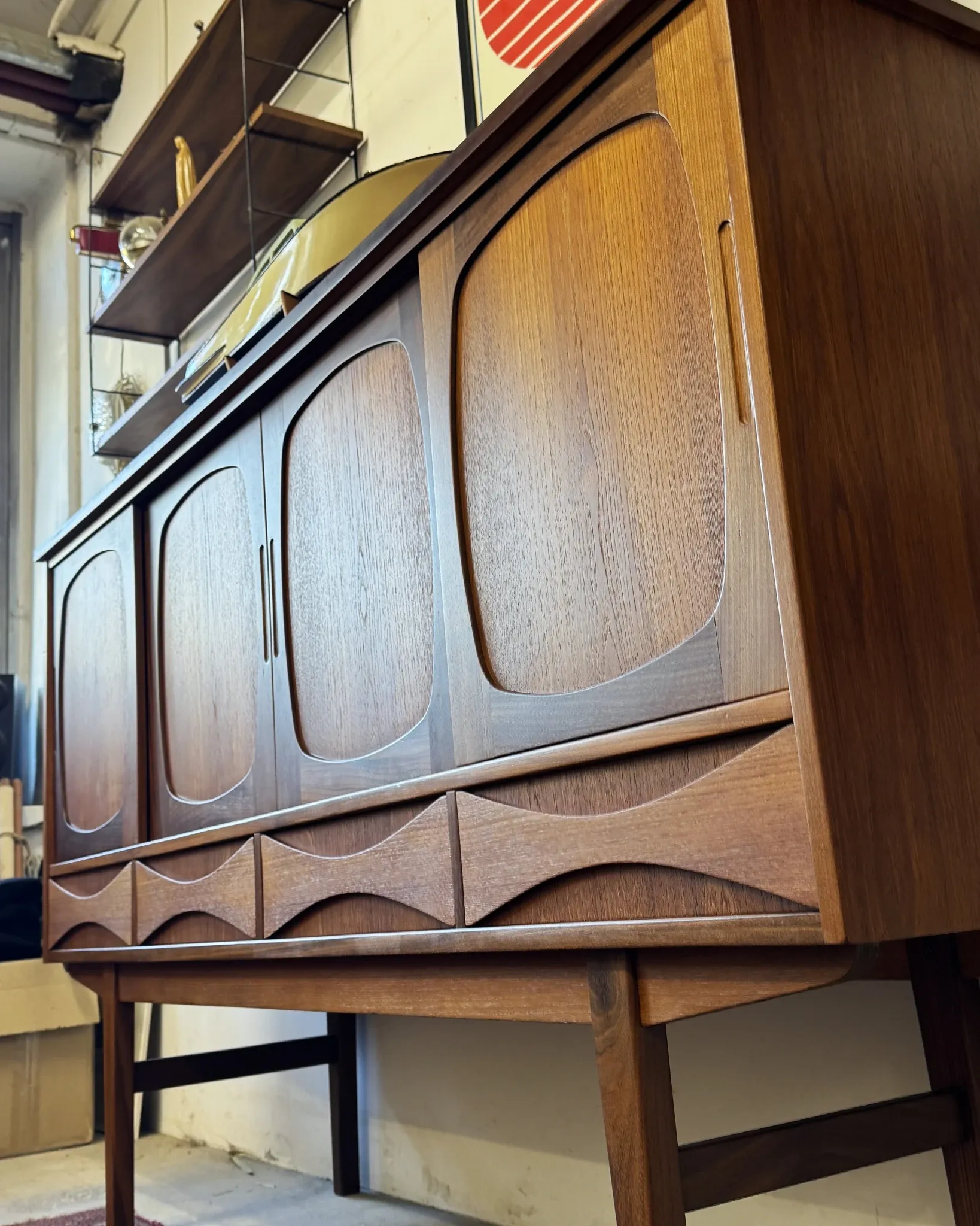 Buffet en teck, Danemark, années 1960/70, vintage, mid-century modern