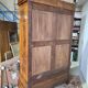 BUR WALNUT CABINET 2 DOORS 2 DRAWERS