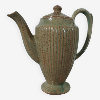 Celadon green ceramic jug/teapot