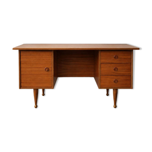 Bureau vintage placage - teck