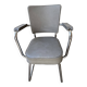 Pullman chair 1950 chrome and skai tube