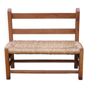 Banc avec dossier en