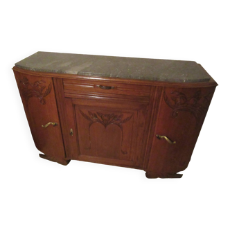 Art Deco sideboard from the 1930s/40s in solid oak