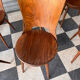 Set of 10 Baumann bistro chairs