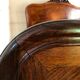 Old wooden bed nineteenth century rocaille style sign camus clermont ferrand