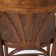 1 Vintage Wooden Irish Pub High Stools with Bentwood Technique 1960s-1970s