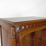 Art Deco walnut display cabinet, France, Circa 1920