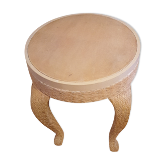 Table d'appoint beige rosé collection Jacques Perguey