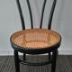 Set of 6 chairs 70s canned black bars
