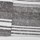 White & Black Striped Oversize Kilim Rug, 206x304Cm
